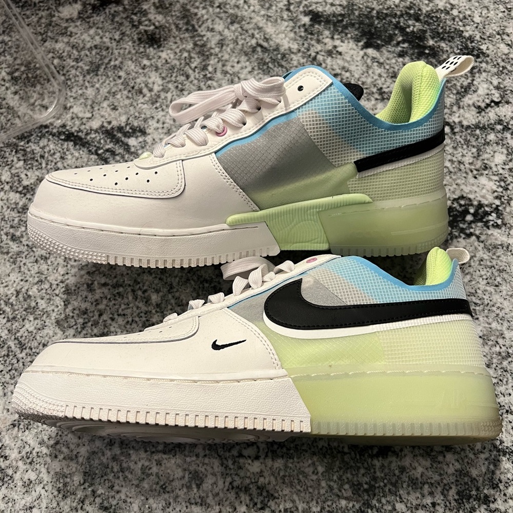 Nike Air Force 1 React - Sail Barely Volt. Worn once. Men’s size 11.